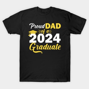 Proud Dad Of A 2024 Graduate T-Shirt